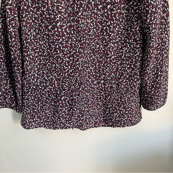 Tory Burch Cloque Drop Waist Silk Blend Tunic Top - Picture 12 of 14